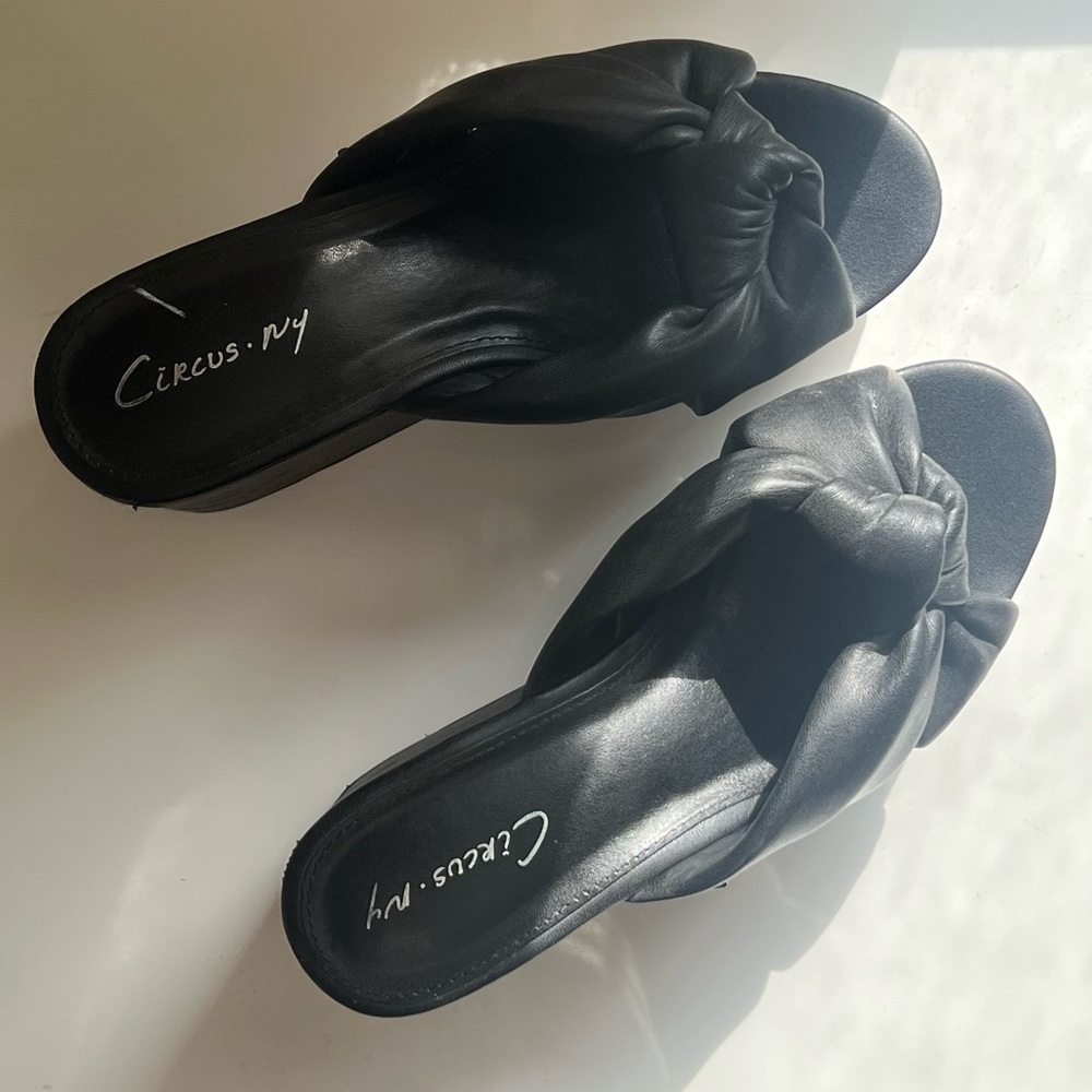 Circus by Sam Edelman Black Platform Sandals